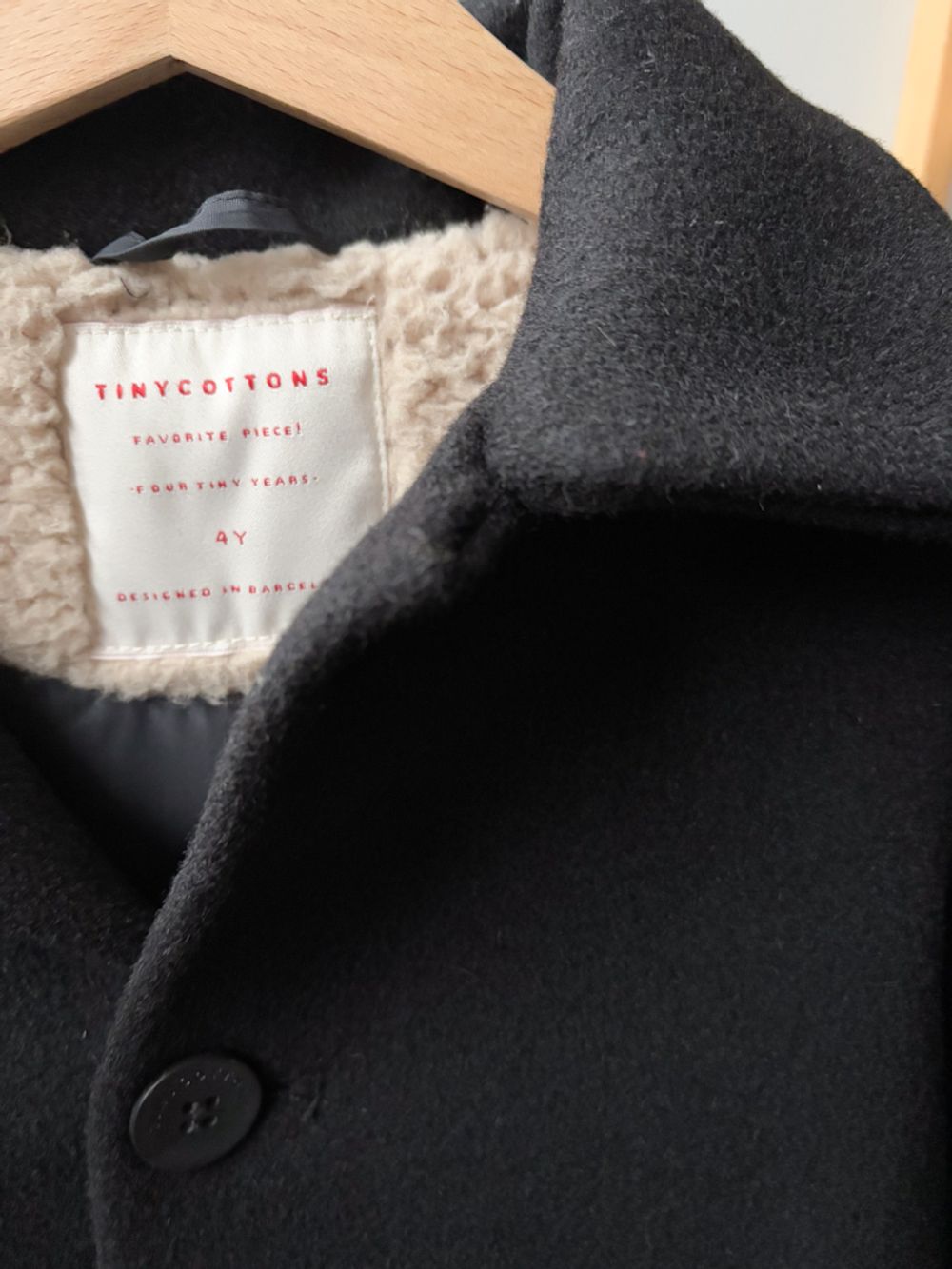 Шерстяное пальто Tinycottons, 104