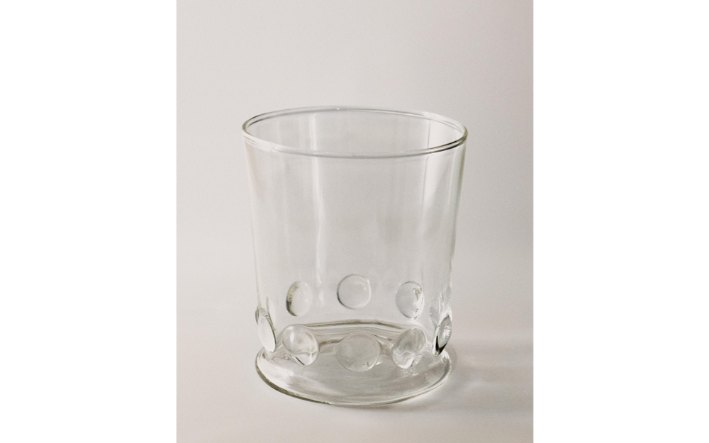 Zara Home стакан из боросиликатного стекла, цвет прозрачный, 10 см