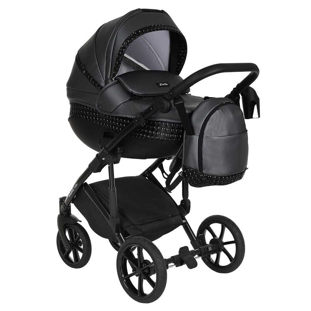 Детская коляска Tutis Mimi Style Galaxy 2 в 1 1182386 Black Metallic