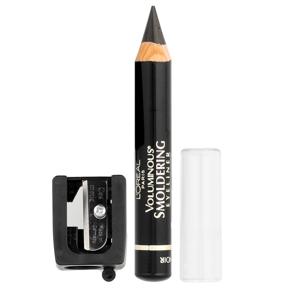 L'Oréal, Voluminous®, подводка-карандаш для глаз, оттенок 645 черный, 2,48 г (0,087 унции)