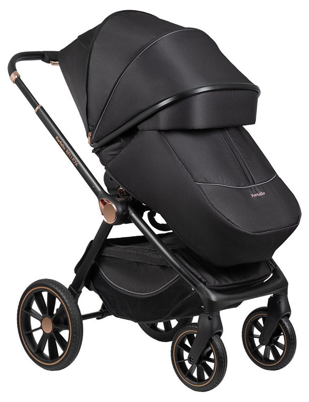 Детская коляска Farfello Belleza 3 в 1 2025 черный