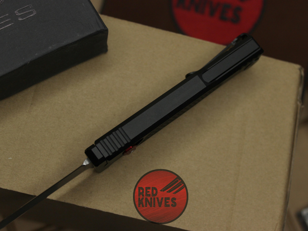 Нож Reate Exo-U Black D/E - черная рукоять, светлый клинок