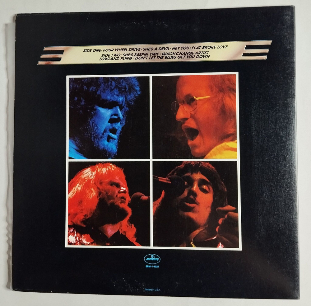 Винтажная виниловая пластинка LP Bachman Turner Overdrive Four Wheel Drive (USA 1975)