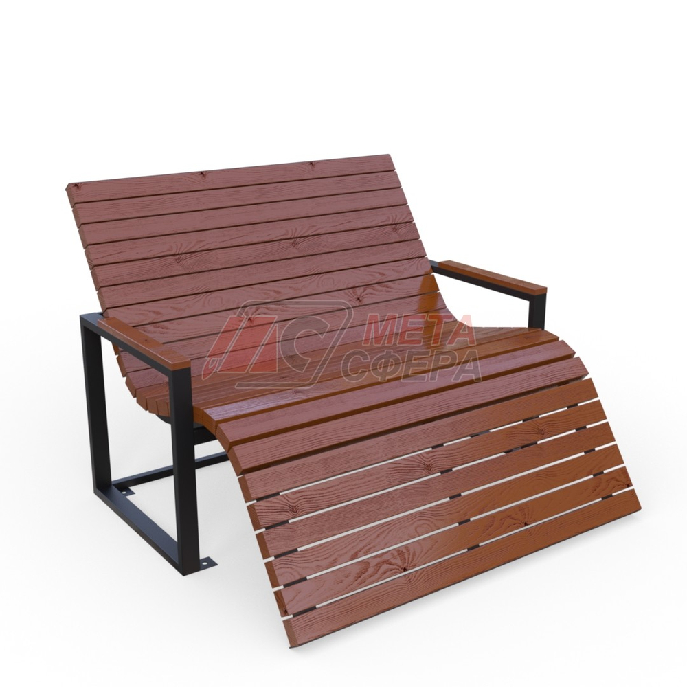 Шезлонг Моди 2 местный