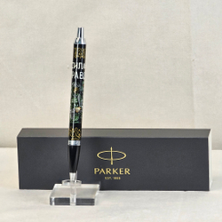 Ручка Паркер "Сила в правде" с ручной росписью Палех в футляре