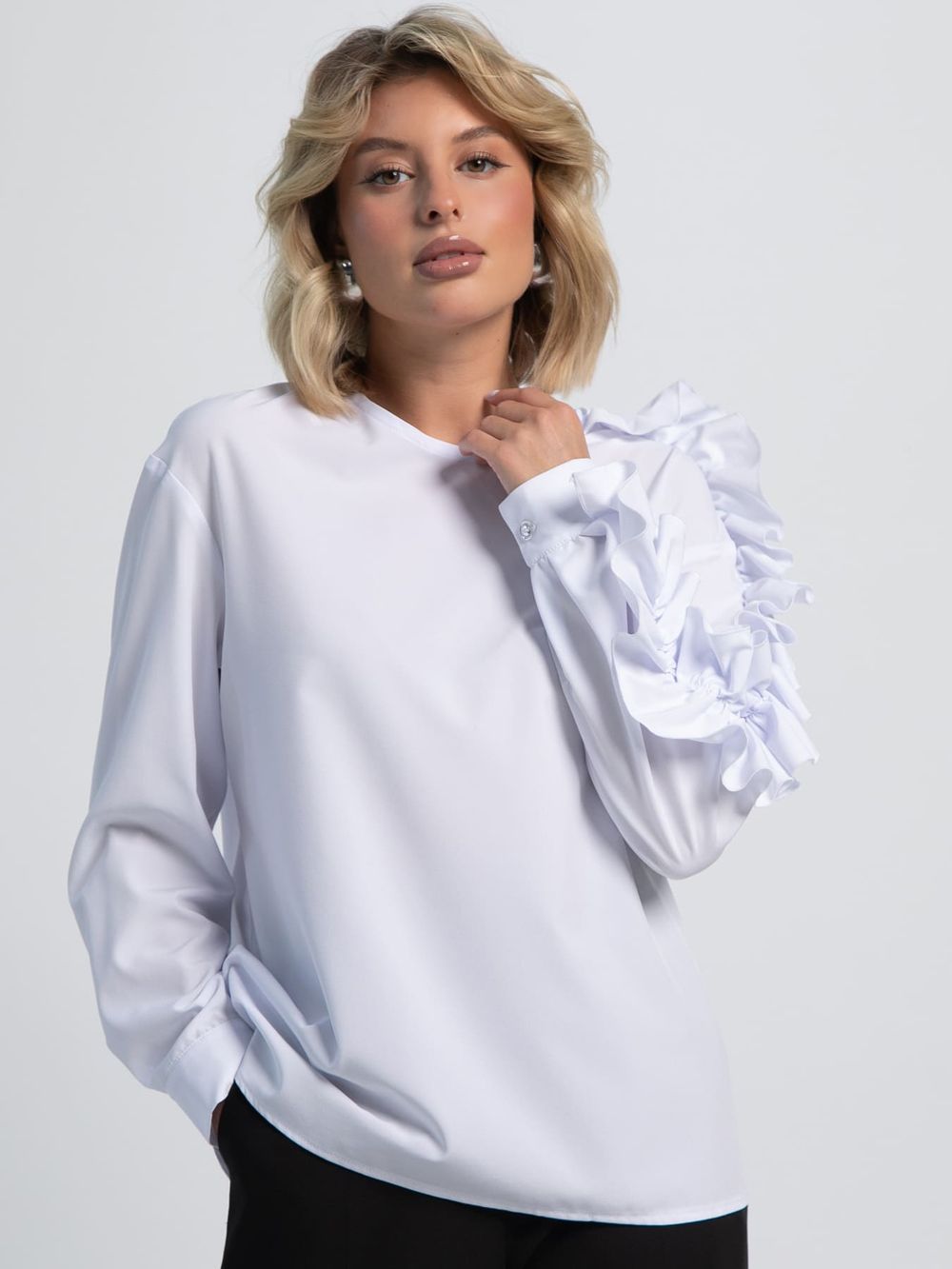 Блуза Джем (белый) Б16173-16М LT Collection