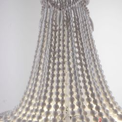 Люстра Anselme White Wood Large Chandelier By Imperiumloft