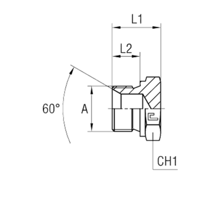 Заглушка V BSP 1.1/2"