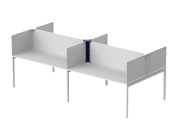 Опора центральная 20х20х60