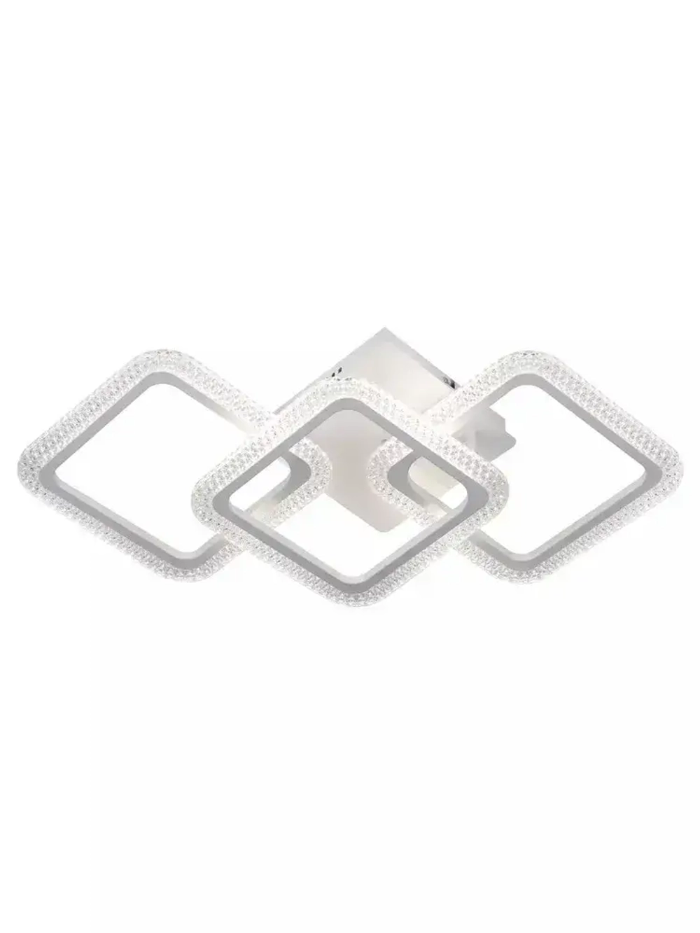 Люстра потолочная светодиодная с пультом ДУ Rivoli белая 78 Вт 3035K-6198К, светильник на кухню, в детскую, в спальню