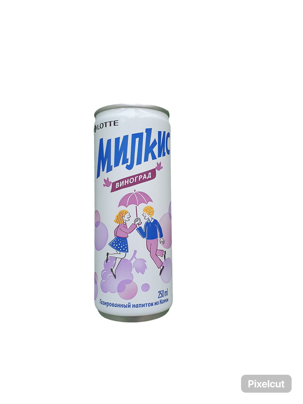 Напиток газир. Милкис Виноград ж/б 0.25л