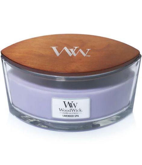 Лавандовый спа, ароматическая свеча эллипс, WoodWick
