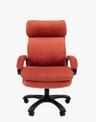 Кресло Chairman Home 505 Россия ткань Т-28 коралл (черный пластик)