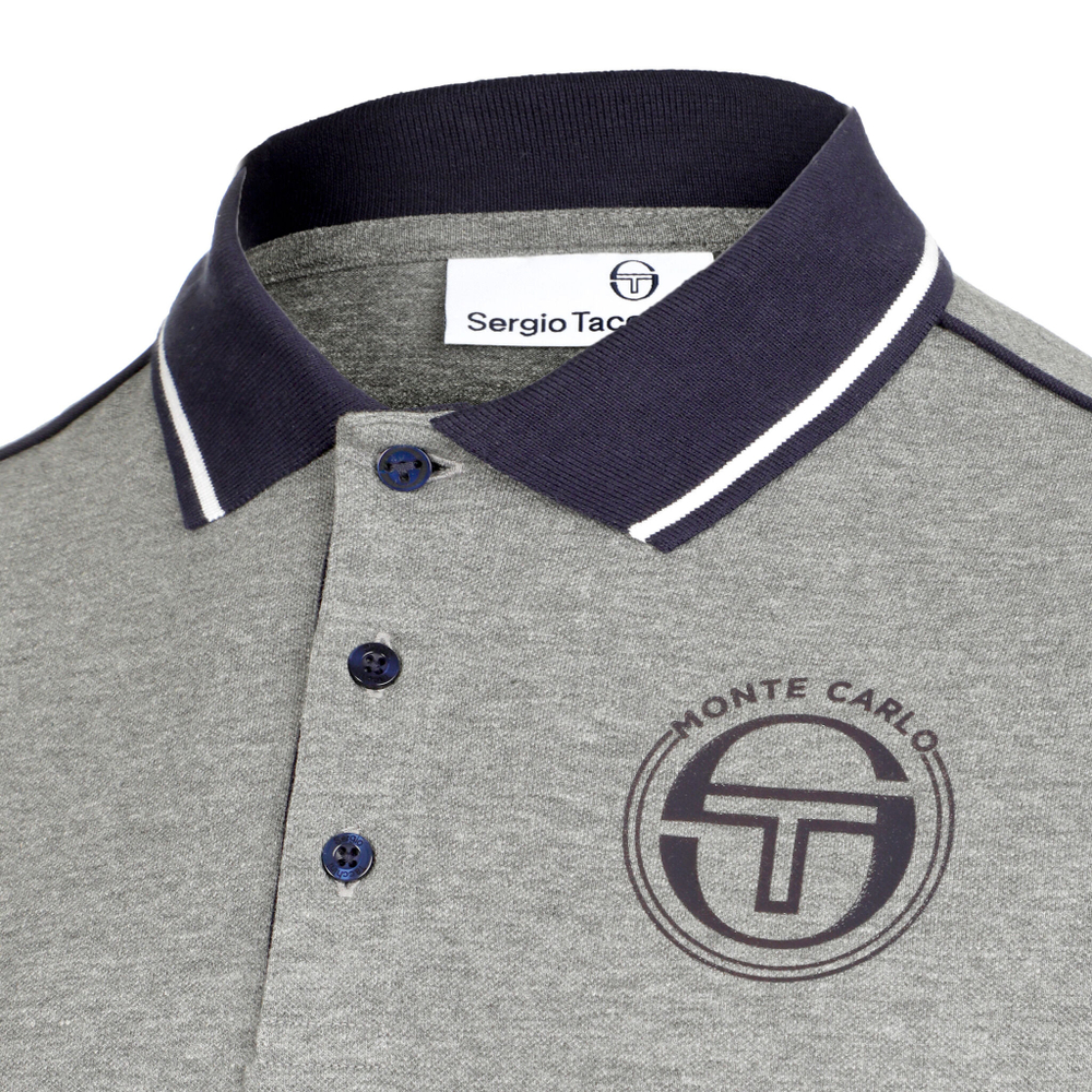Мужское теннисное поло Sergio Tacchini Ranking Staff Polo Men - Dark Grey, Dark Blue