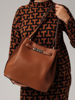 Кожаная сумка Deboro 31342 фундук