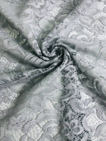 Гипюр серый