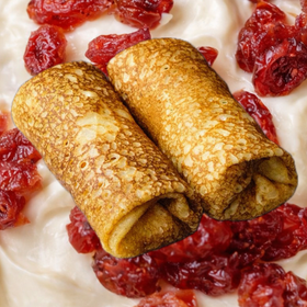 Блинчики с тофу и клюквой Polkilo Food, 300 г