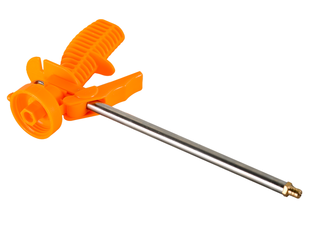 Пистолет для монтажной пены "ЛАЙТ" пластмассовый корпус Вихрь