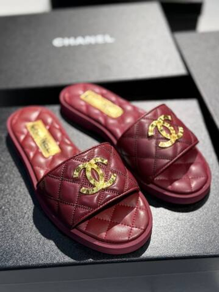 Шлепанцы CHANEL