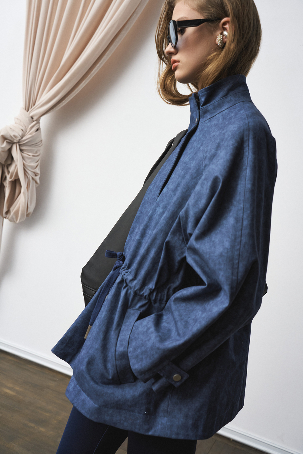 Жакет-парка 1286 голубой