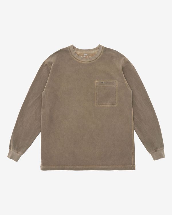 Лонгслив SS24 Garment Dyed Cocoa коричневый - фото 1