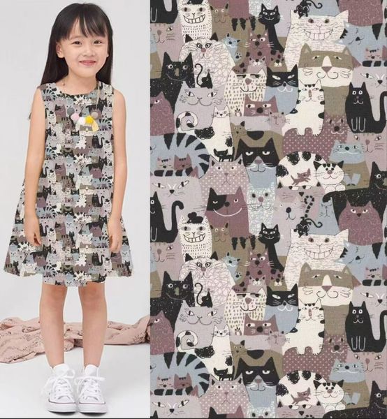 ЧЕШИРСКИЕ КОТЫ, 100% хлопок, Handmade Fabrics 3
