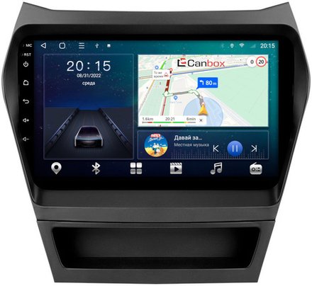 Магнитола для Hyundai Santa Fe 2012-2018 - CanBox 9022 Android 10, 8-ядер, 4G SIM-слот
