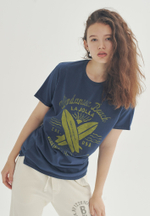 Футболка Bowery NYC "Windancer Beach" Vintage Mood Indigo