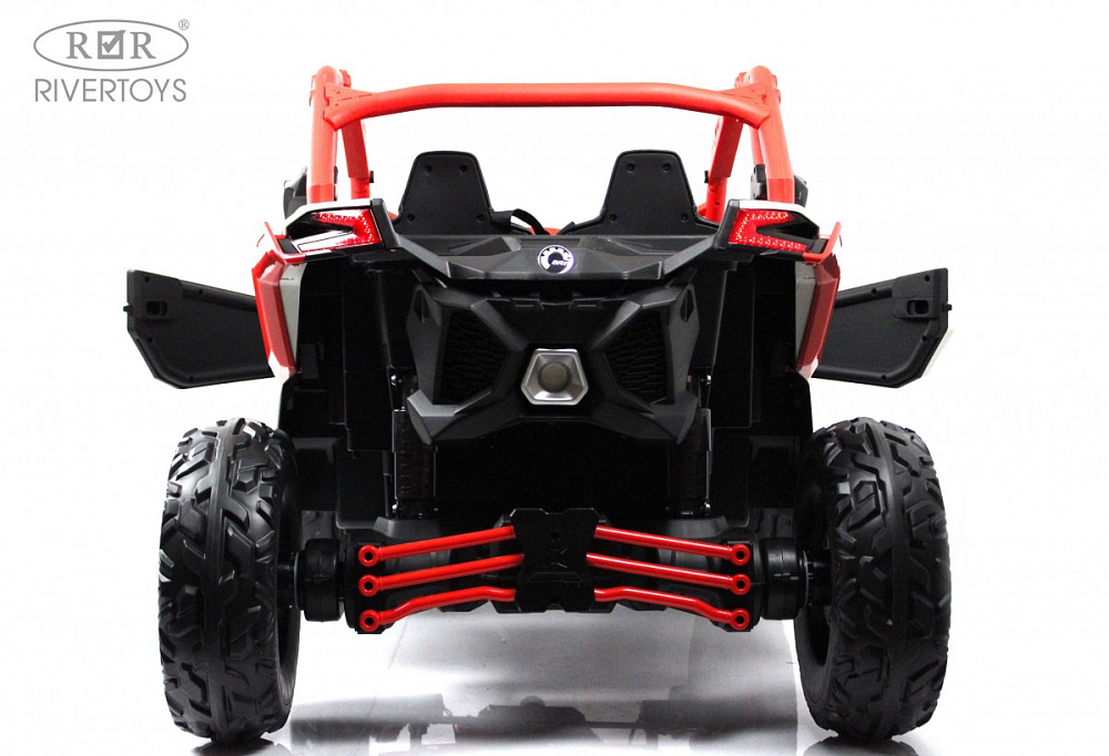 Детский электромобиль RiverToys BRP Can-Am Maverick Y111YY красный