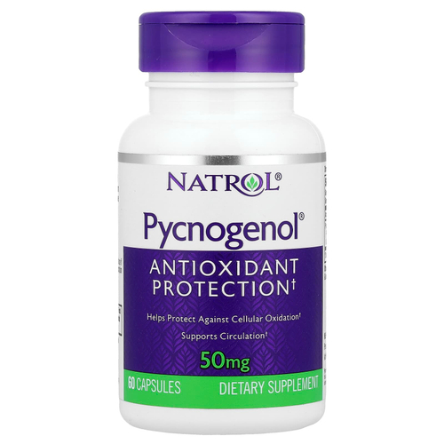 Natrol, Pycnogenol, 50 мг, 60 капсул