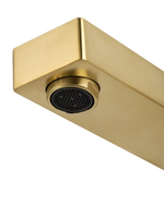 Смеситель для раковины встраиваемый WONZON & WOGHAND CUBE, Брашированное золото (WW-88869016-BG)