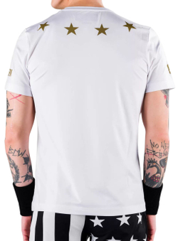 Теннисная футболка Hydrogen Star Tech Tee Man - white/gold