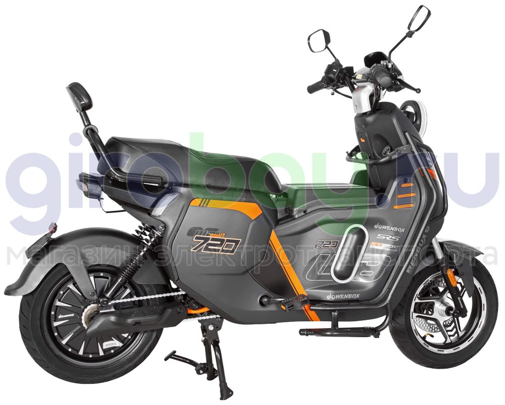 Электроскутер WENBOX U7 1500W (60V/30Ah) - Серый фото №10