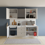 Навесной кухонный модуль Авери, МДФ, ЛДСП