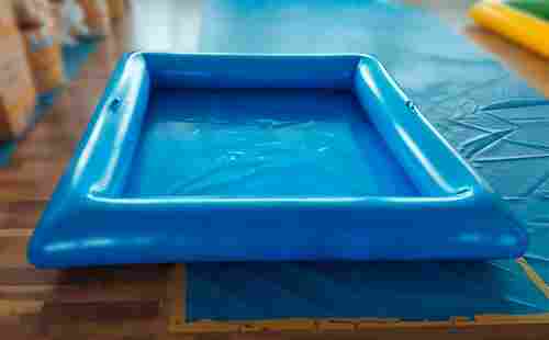 Квадратный надувной бассейн «Голубой», 2*2*0,3 м.