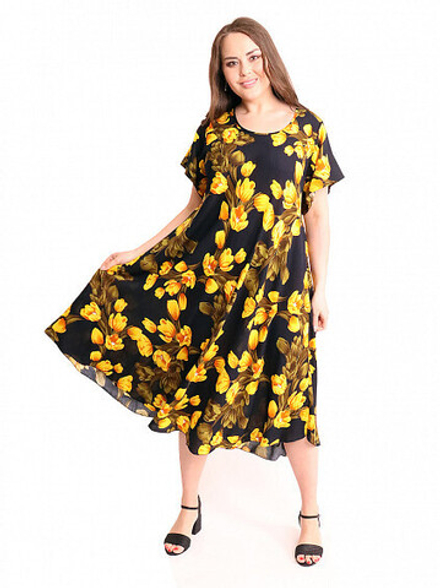 Платье прямое короткое 316