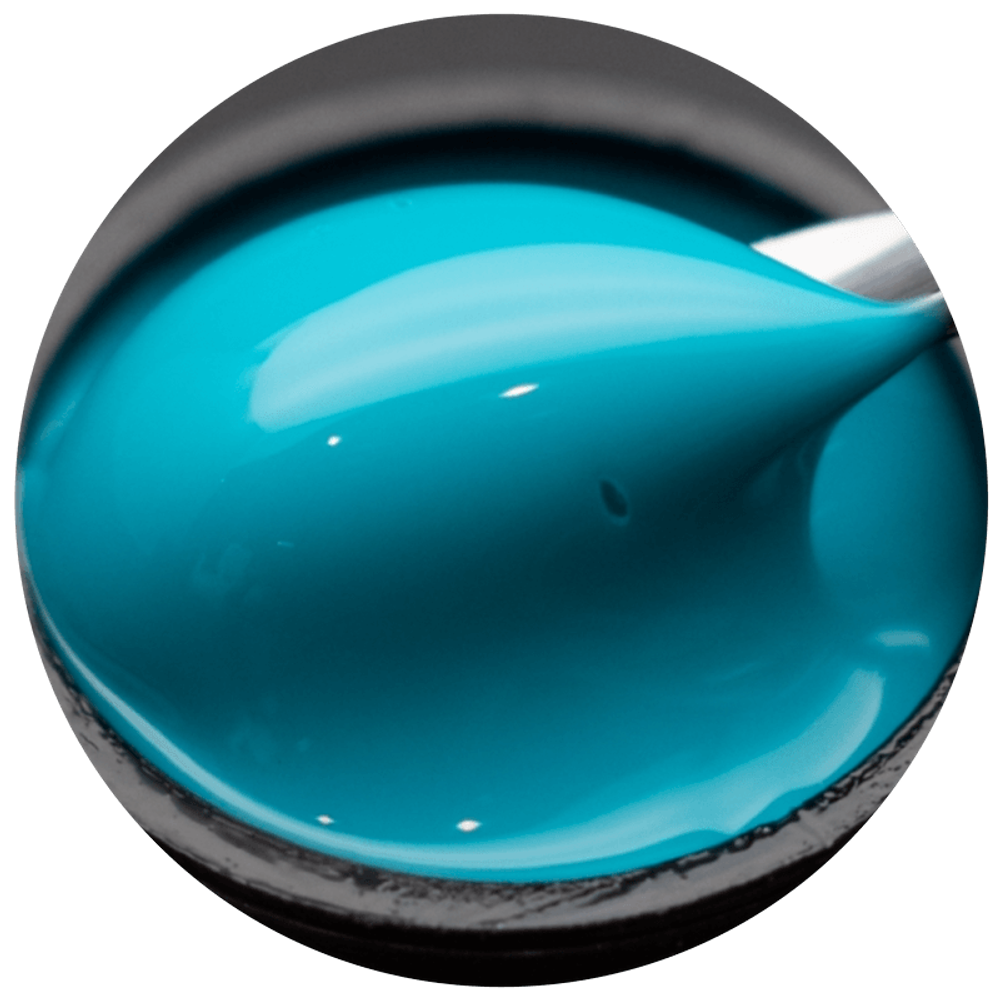 Гель моделирующий самовыравнивающий цветной Аквамарин 15мл ОПЦИЯ