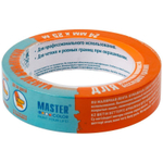 Лента малярная 24 мм 25 м для деликатных поверхностей на рисовой бумаге голубая Master Color