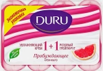 Мыло Duru 1 + 1 Soft Sens розовый Грейпфрут 4*80г