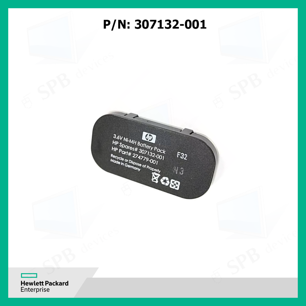 Батарея контроллера HP E200, P600 BATTERY PACK NI-MH 3.6V 500mAh 307132-001, 274779-001