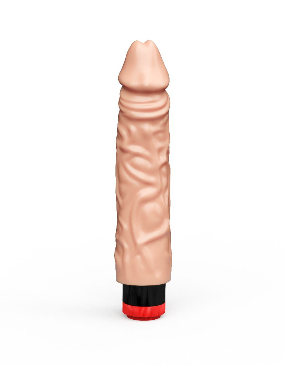 Вибромассажёр LOVETOY 19,5 см – крупная головка, телесный