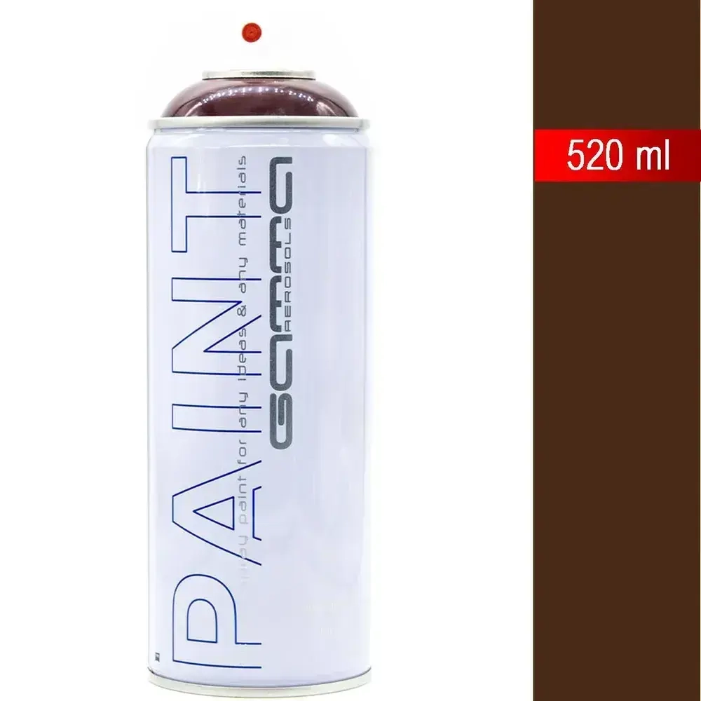 Черный шоколад 520мл акриловая краска коричневая аэрозольный баллончик Gamma Paint №29