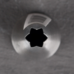 Насадка кондитерская «Открытая звезда», d=3 см, выход 1 см, нержавеющая сталь