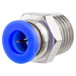 Фитинг для пластиковых трубок 6мм с наружной резьбой 1/4'' RockForce##Rock FORCE RF-SPC06-02