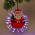 Сувенир с подсветкой «Дед Мороз с елочкой» 10 см