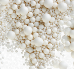 Шарики кранч матовые №258М белоснежные