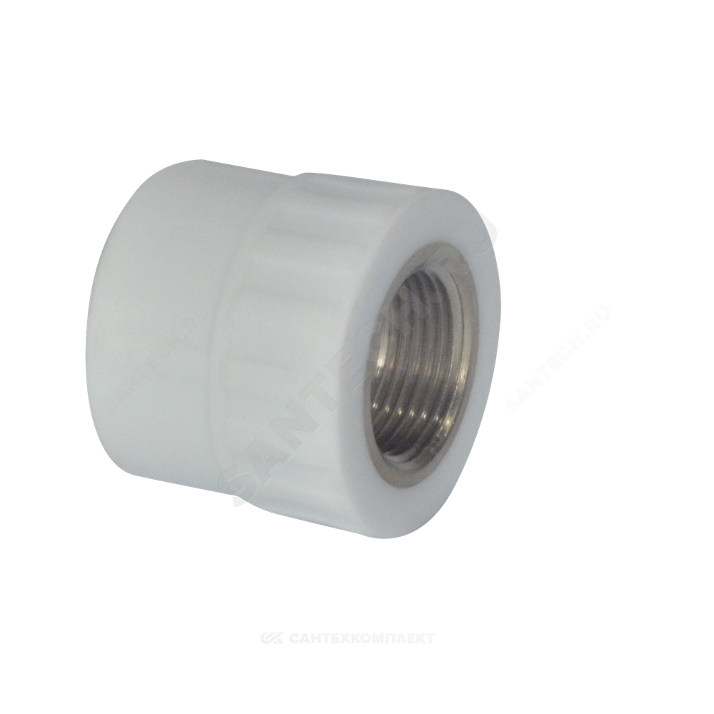 Муфта PP-R комбинированная белая Дн 25х1/2" ВР PRO VALFEX 10129125-PRO