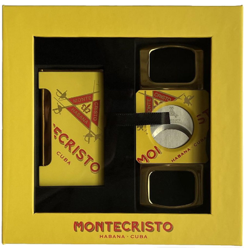 Комплект Montecristo гильотина и зажигалка