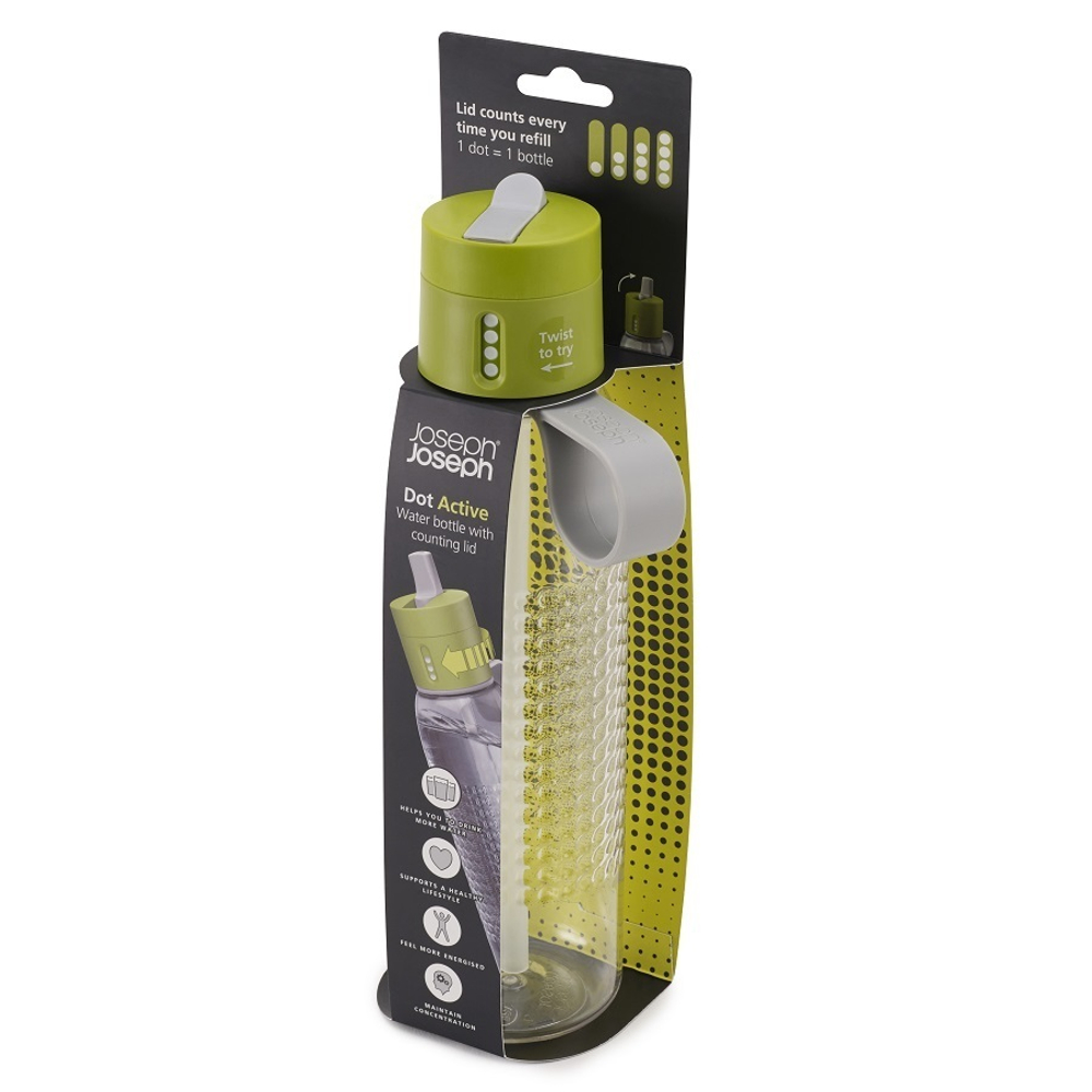 Бутылка для воды dot active 750 мл зелёная
