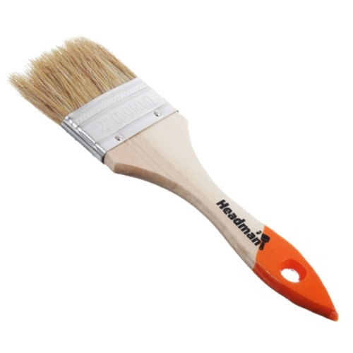 Кисть малярная плоская Бейсик 50мм натуральная щетина Ермак